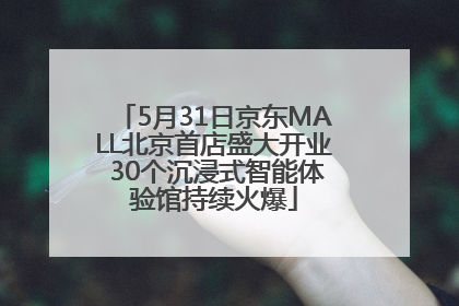 5月31日京东MALL北京首店盛大开业 30个沉浸式智能体验馆持续火爆